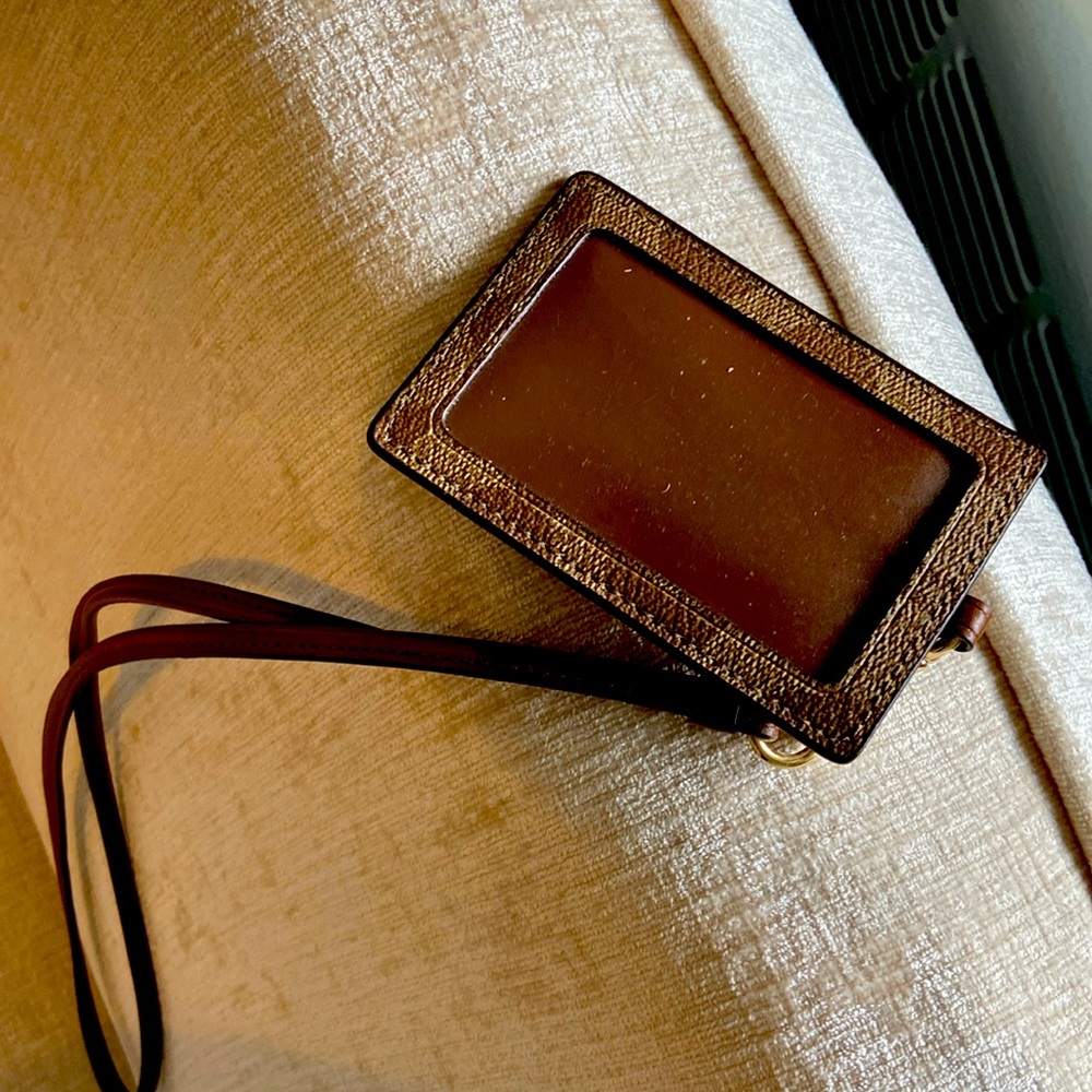 Never used, Coach ID holder, attractive